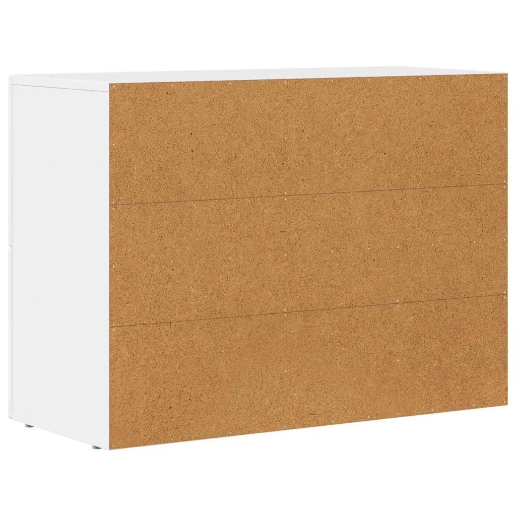 Credenza-Buffet-Armadio da cucina Bianco 80.5 x 35 x 59 cm Legno multistrato