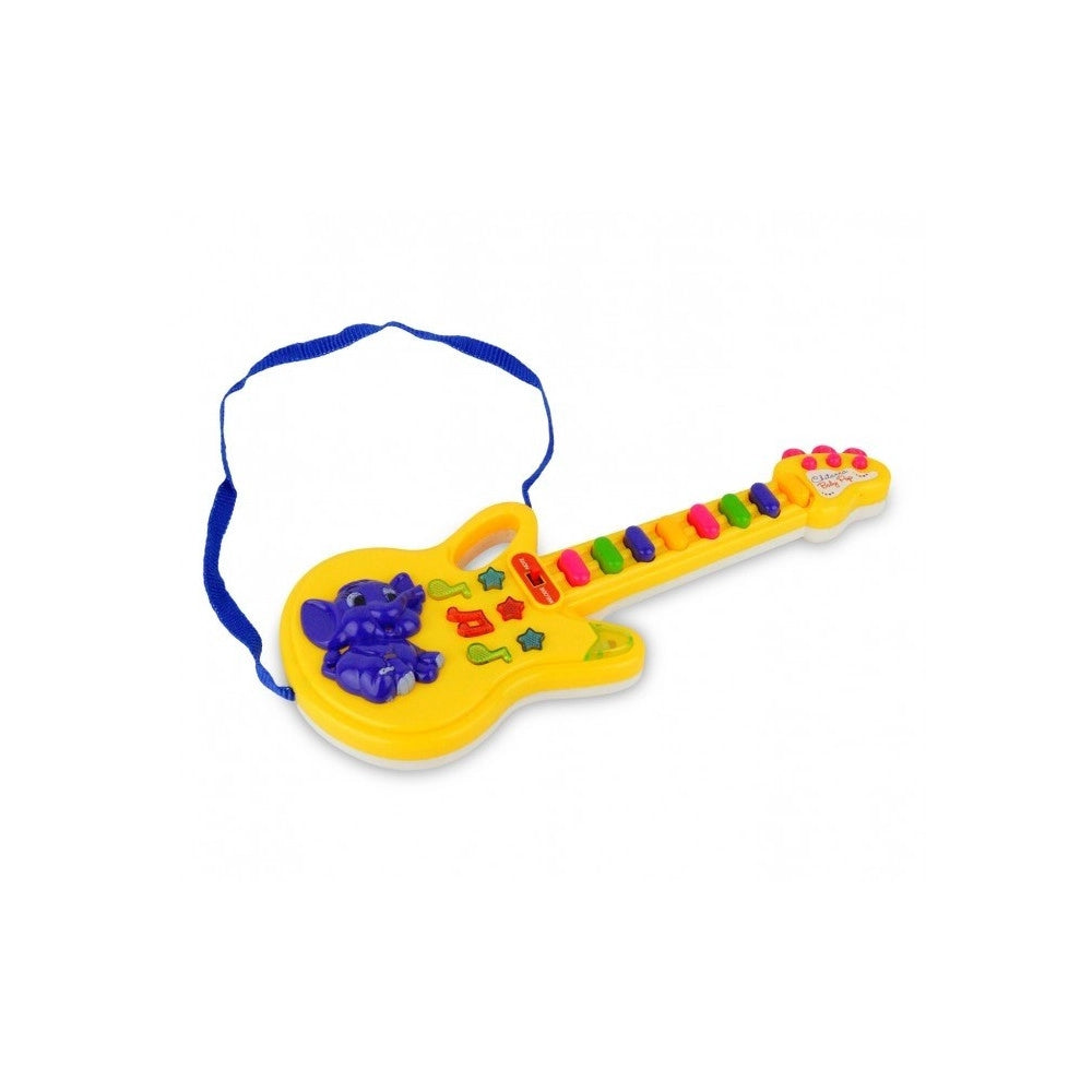 Trade Shop - Chitarra Giocattolo Baby Pop Con Luci Melodie Preimpostate E Tracolla -