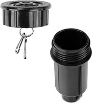 Testa di Asse D'Acqua con Cassetto Segreto - Porta Chiavi - Esterno - Giardino - Cassetto Nascosto - Impermabile - Resistente alla Corrosione - Resistente agli Impatti