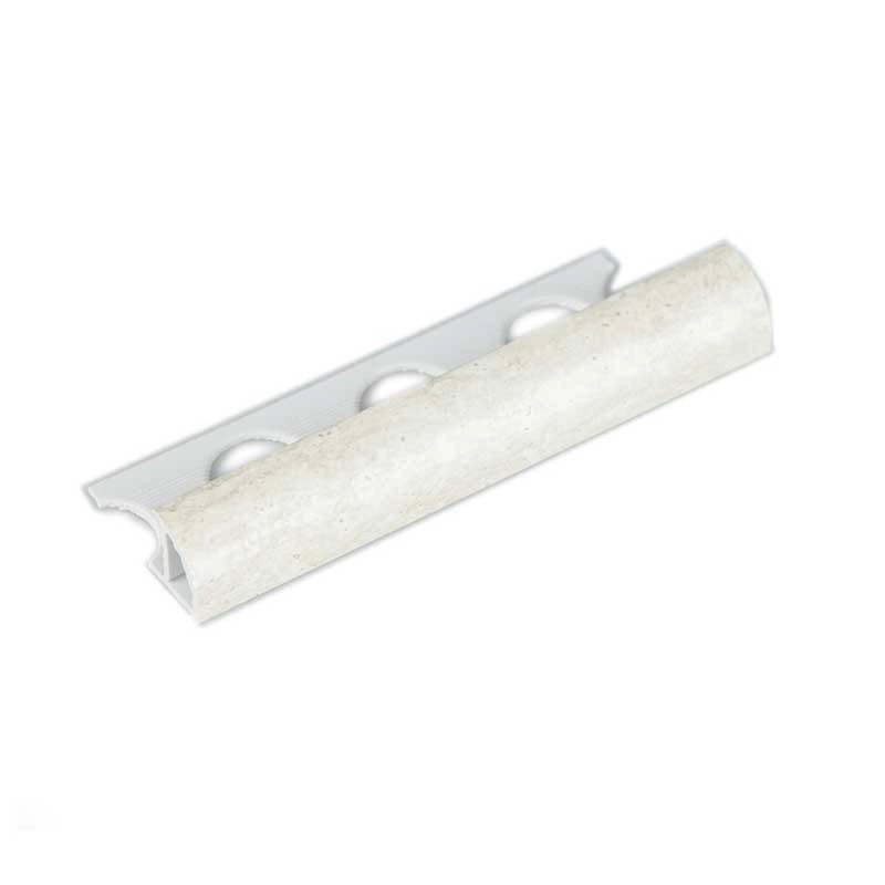 Profilo proteggi angolo marmorizzato in pvc h10mm 2,6 metri : Colore - Beige Chiaro