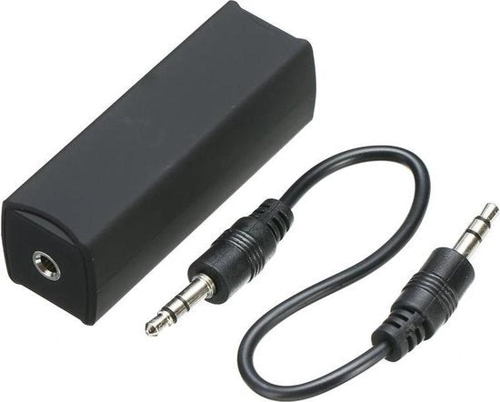 Filtro di isolamento per autoradio con isolatore di ground loop jack e cavo audiokabel 35 mm
