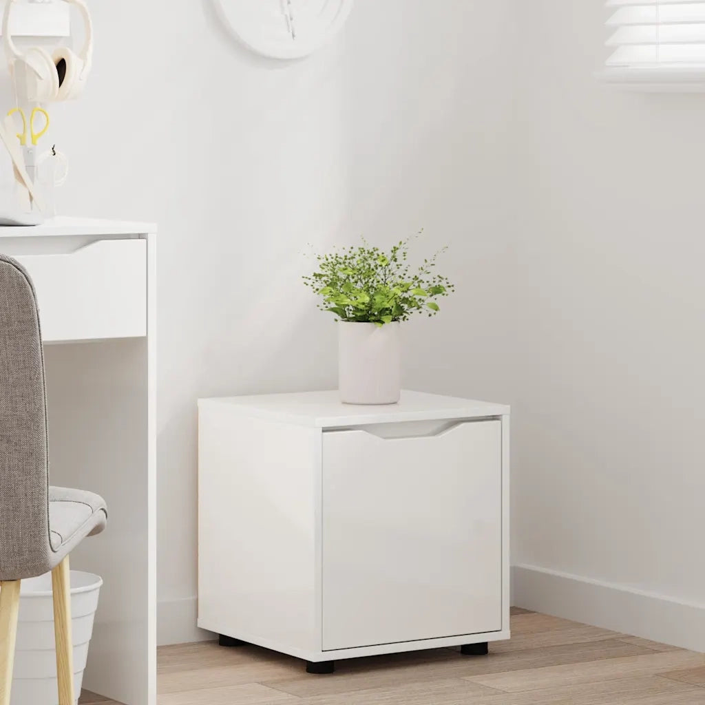 Mobile da Bagno | Armadio da bagno Bianco Lucido 40,5 x 40 x 44 cm