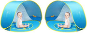 Tenda per Bambini - Tenda da Sole con Protezione UV - Tenda da Spiaggia Extra Luminosa - Tenda da Spiaggia - Protezione Solare - Tenda Pop Up - 120 x 80 x 70 cm