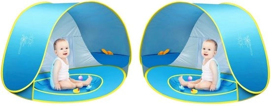Tenda per Bambini - Tenda da Sole con Protezione UV - Tenda da Spiaggia Extra Luminosa - Tenda da Spiaggia - Protezione Solare - Tenda Pop Up - 120 x 80 x 70 cm