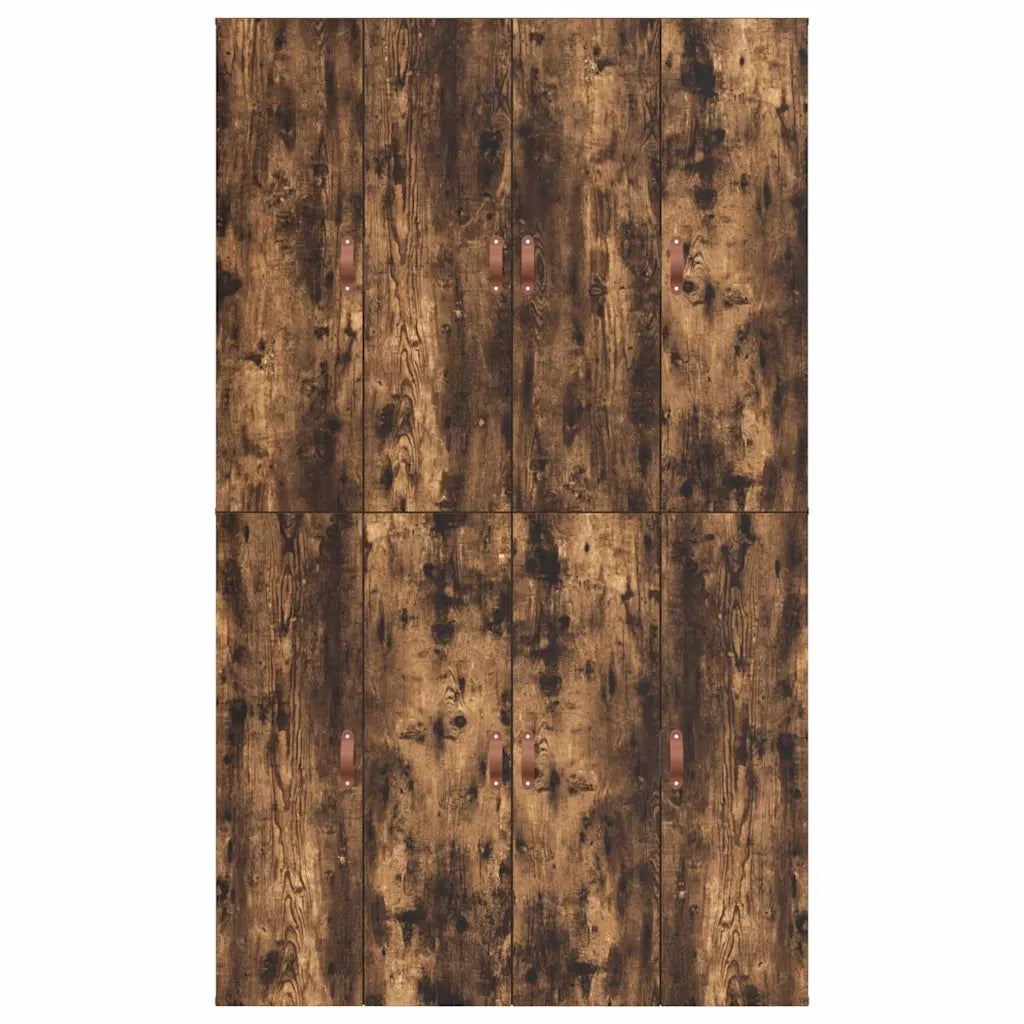 Struttura letto con contenitore Rovere fumé 120 x 200 cm 3335369