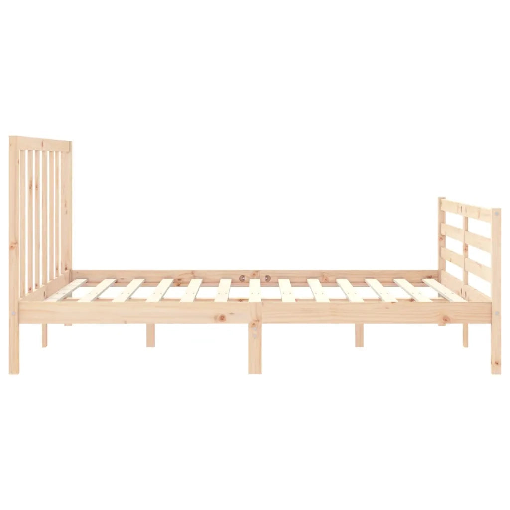 Giroletto senza Materasso-Struttura Letto 160x200 cm in Legno Massello di Pino 487690