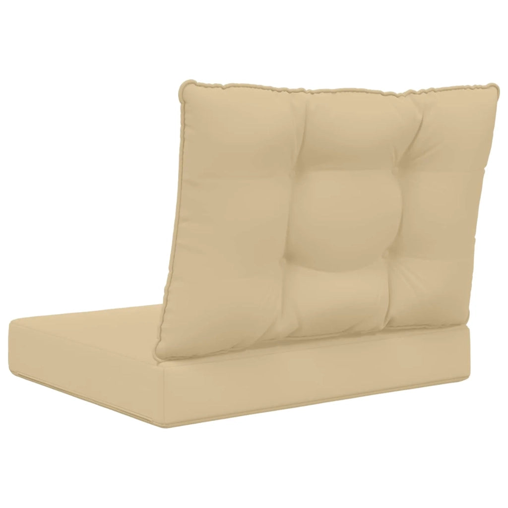 Cuscino per divano da esterno 2 pcs Beige Poliestere 900781