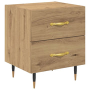 Comodino | Armadio da Notte | Mobiletto da notte Rovere artigianale 40 x 35 x 47,5 cm