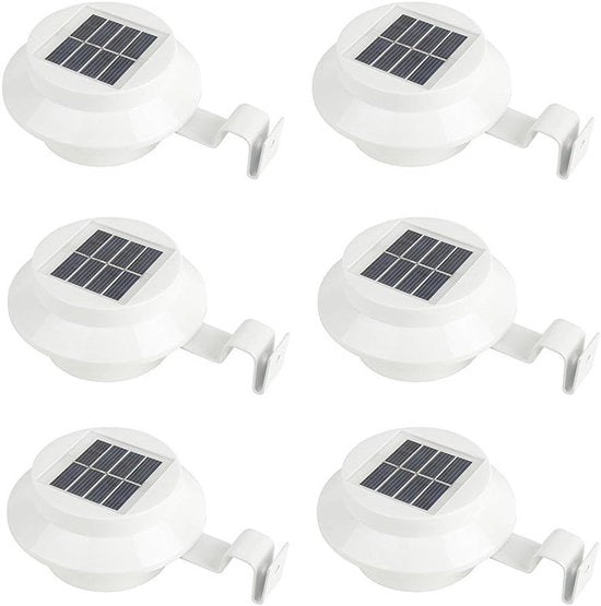 Set di illuminazione LED per giardino (6 pezzi), 6 lampade LED bianche - 6 pacchi