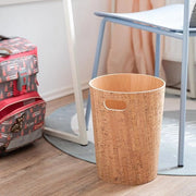 Papierbottino per Rifiuti in Legno "Börje" | Moderno Contenitore in Legno per Carta per Ufficio, Camera da Bambini, Camera da Letto e altro | 9 litri | Gomma (moderno)
