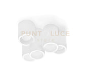 ARTA lampada da soffitto 5 Luci attacco GU10  tonda in gesso bianco