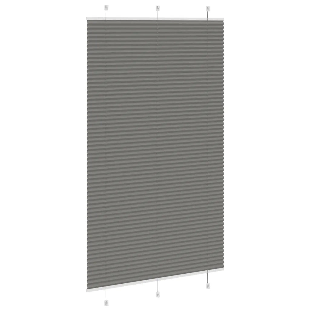 Tenda Plissettata Antracite 120x200cm Larghezza Tessuto 119,4cm