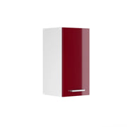 Vicco Pensile universale Rosso bordeaux lucido 30 cm con anta