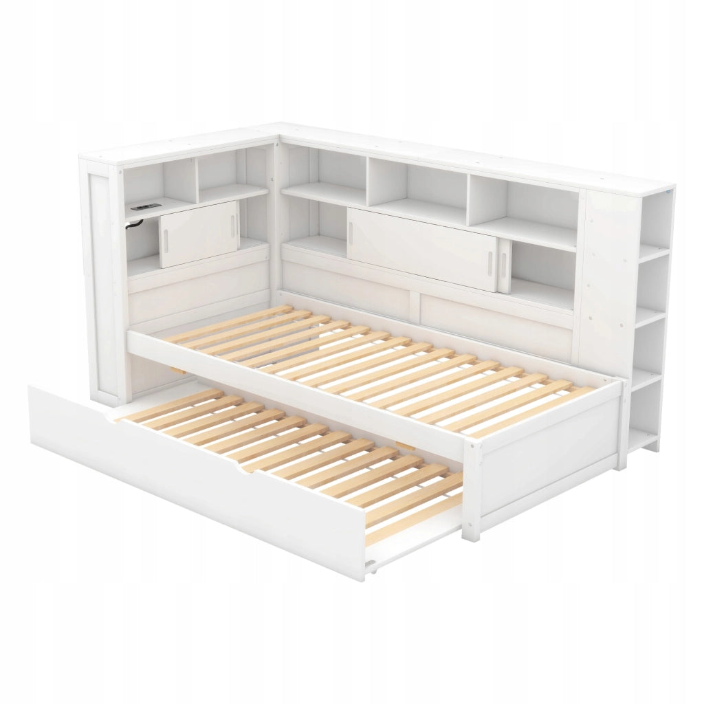 Letto singolo - Xylo - 90x200 cm - Bianco
