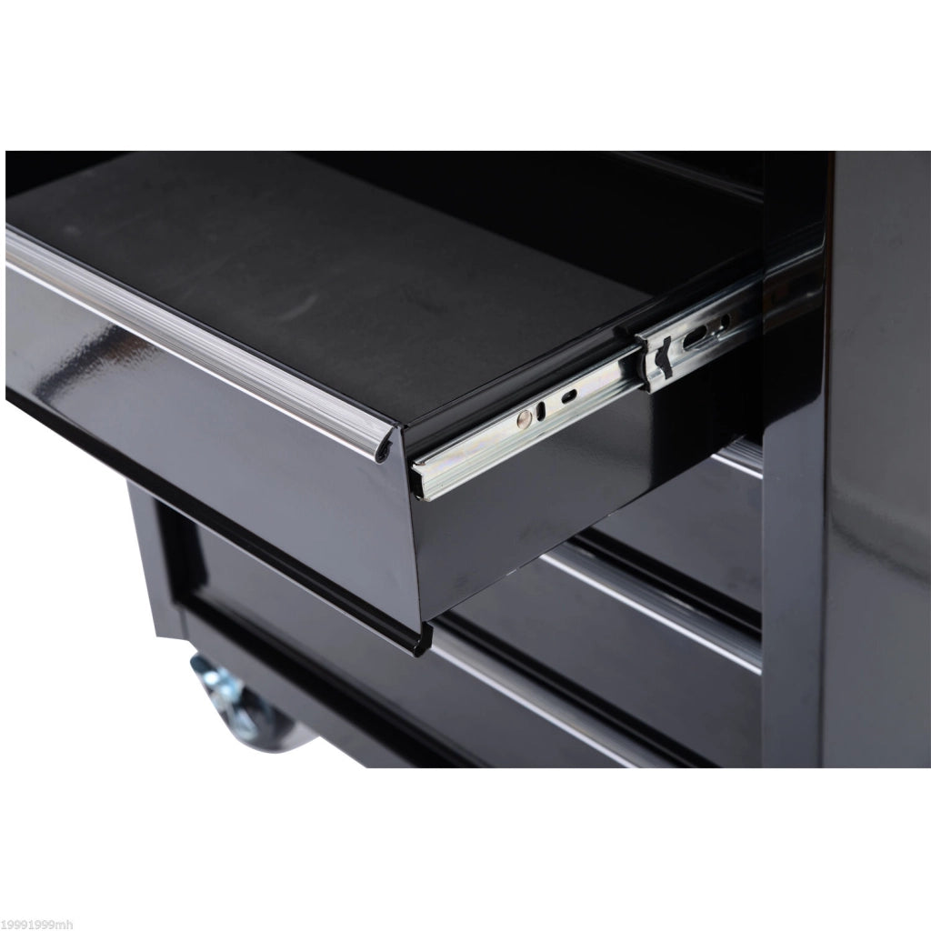 Cassettiera mobile con 5 cassetti ¨C zephmum ¨C nero, acciaio, 60x40x138