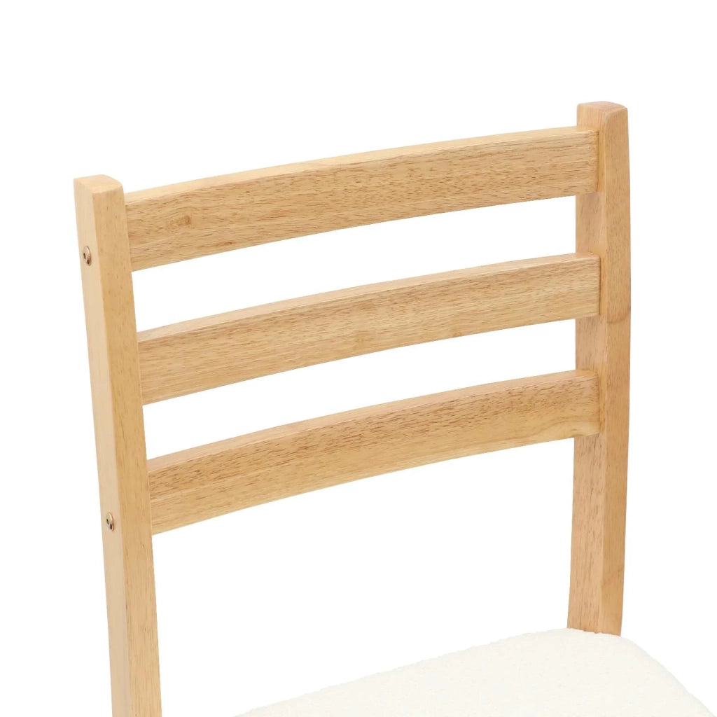 Sedie da pranzo 2 pcs Naturale 40 x 47,5 x 99,5 cm 42020473