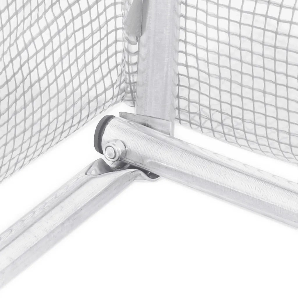 Serra con struttura in acciaio bianca 16 m2 4x4x2 m CFW5615216