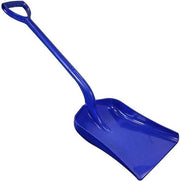 Scopa blu in plastica - con manico in acciaio - FAIPLSHOVEL