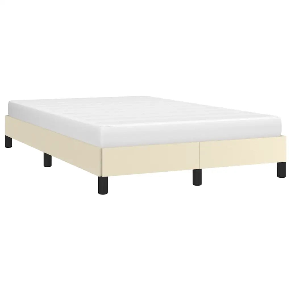 Giroletto senza Materasso Crema 120x190 cm Similpelle 379498