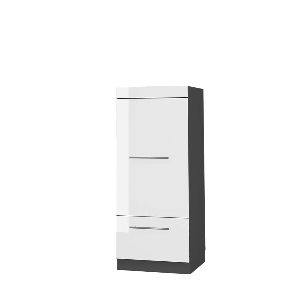 Vicco Set mobili bagno Bianco lucido 60 cm