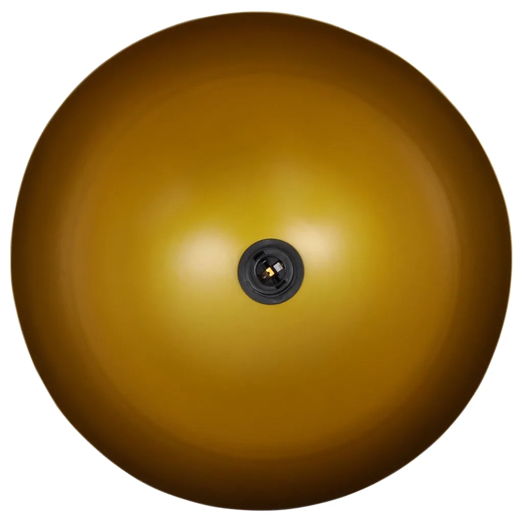 Lampada a Sospensione 2 pz Altezza Regolabile Semisferica Nera CFW4631730