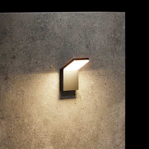 Proiettore led per esterno nero potenza 9 watt luce bianco naturale 4000k ip54