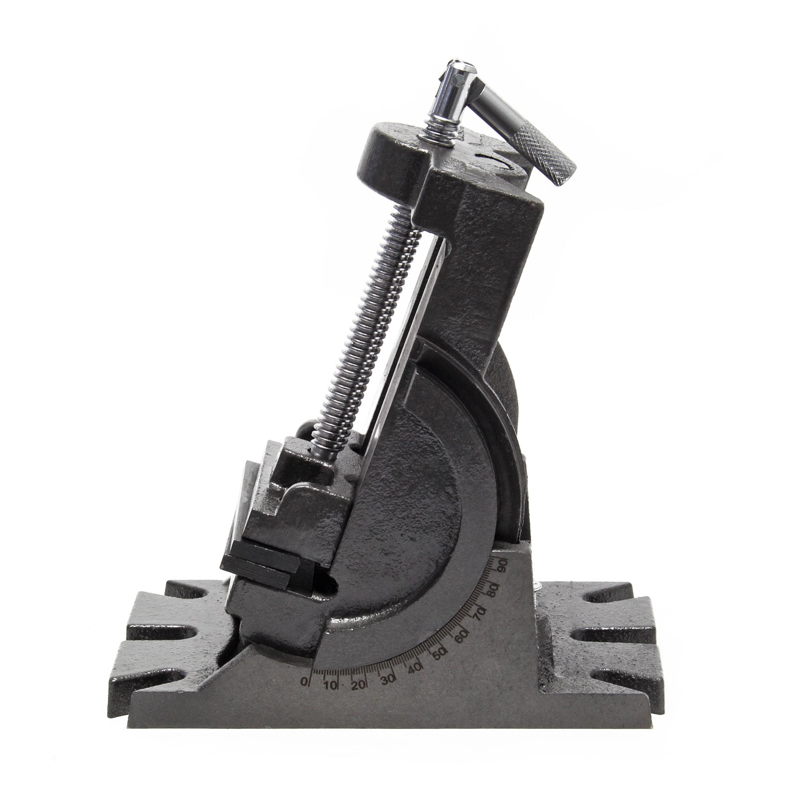 Morsa meccanica di precisione Larghezza ganasce 100 mm Orientabile verticalmente