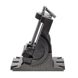 Morsa meccanica di precisione Larghezza ganasce 100 mm Orientabile verticalmente