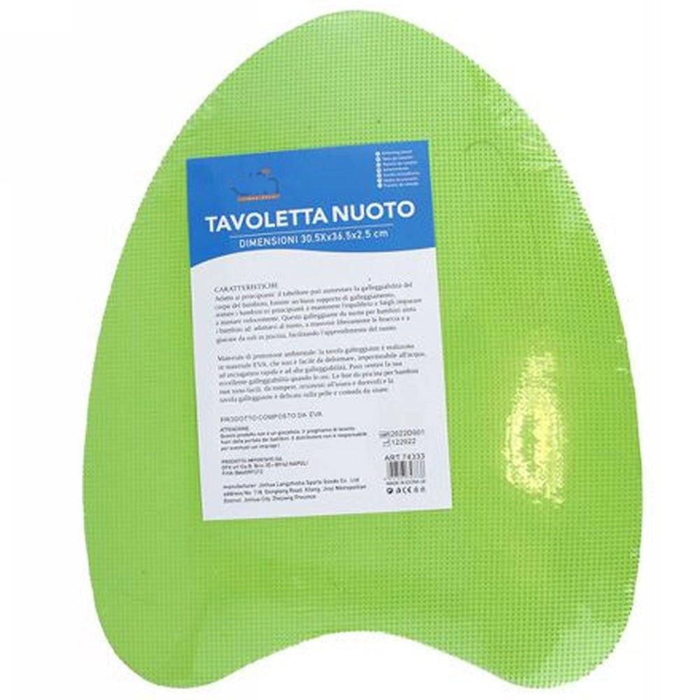 Trade Shop - Tavoletta Da Nuoto In Plastica Mare Piscina Per Bambini Adulti 30.5x36.5x2.5 Cm -