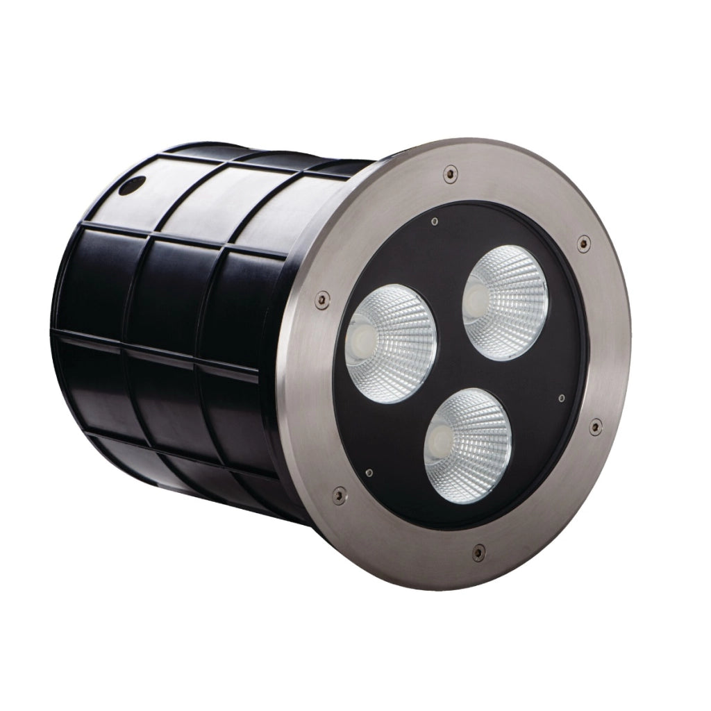 Lampada carrabile Kanlux Turro Ø26 nero/argento LED 45W