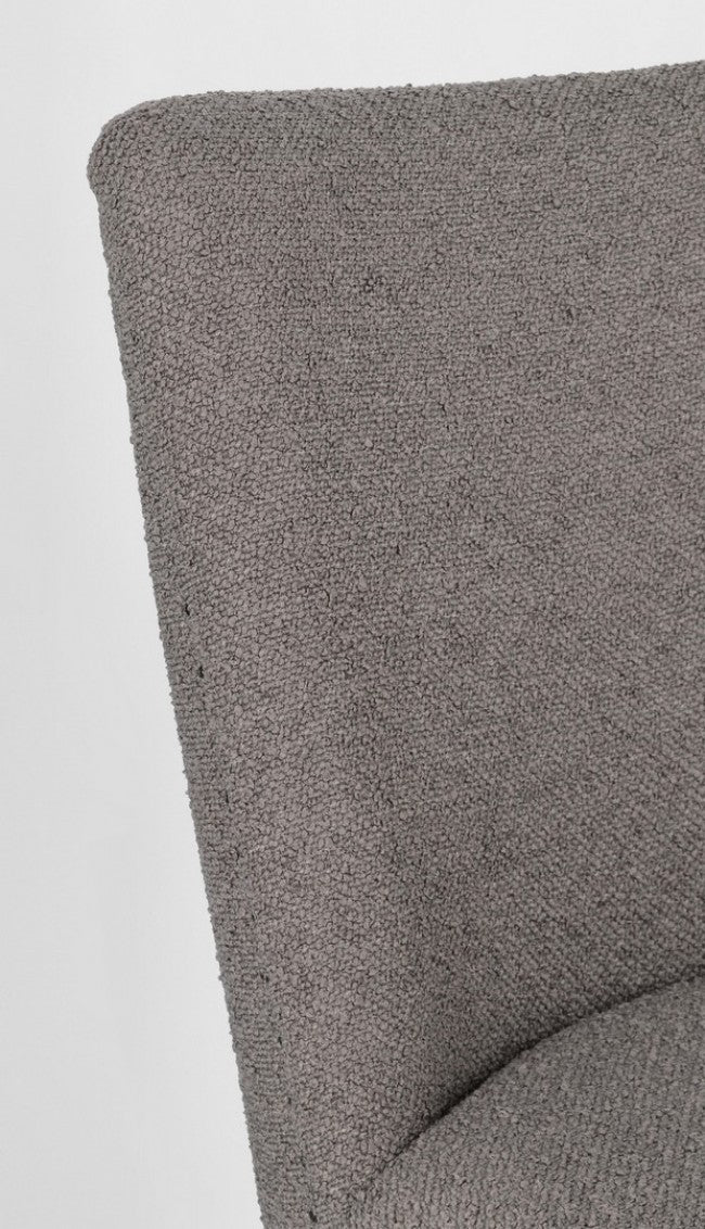 Set 2 Sedie 48x57x88h cm Beatriz Grigio Bouclè