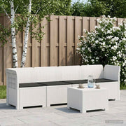 Divano da Giardino a 4 Posti con Cuscini in Stile Rattan PP 3443863