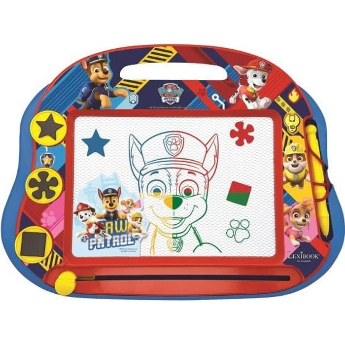 PAT 'PATROUILLE Formato A5 ardesia magica con accessori magnetici per disegnare a colori - LEXIBOOK