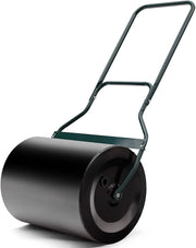 Rullo da Giardino, Rullo per Prato con Manico a Forma di U e Tappo Rimovibile, Rullo Riempibile con Acqua e Sabbia,Larghezza 50 cm, Diametro: 40 cm, Volume Vano 60 L