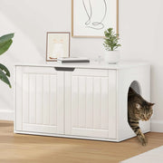 Casa per Gatti Bianco Lucido 85 x 55 x 50,5 cm 8000720