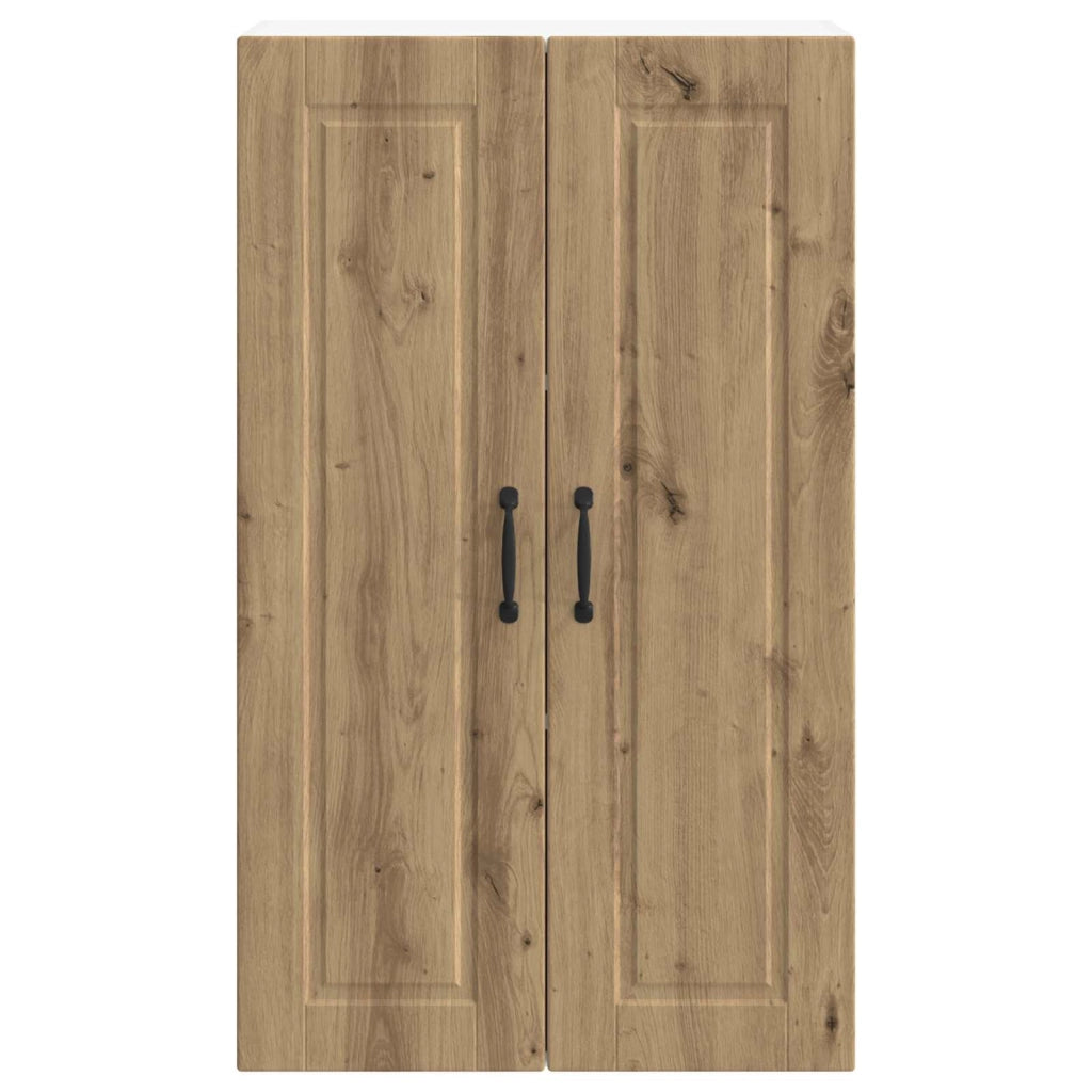 Mobile da cucina moderno a parete con pratico vano contenitore 60 x 31 x 100 cm realizzato in legno di rovere ingegnerizzato finitura artigianale 02_0054484