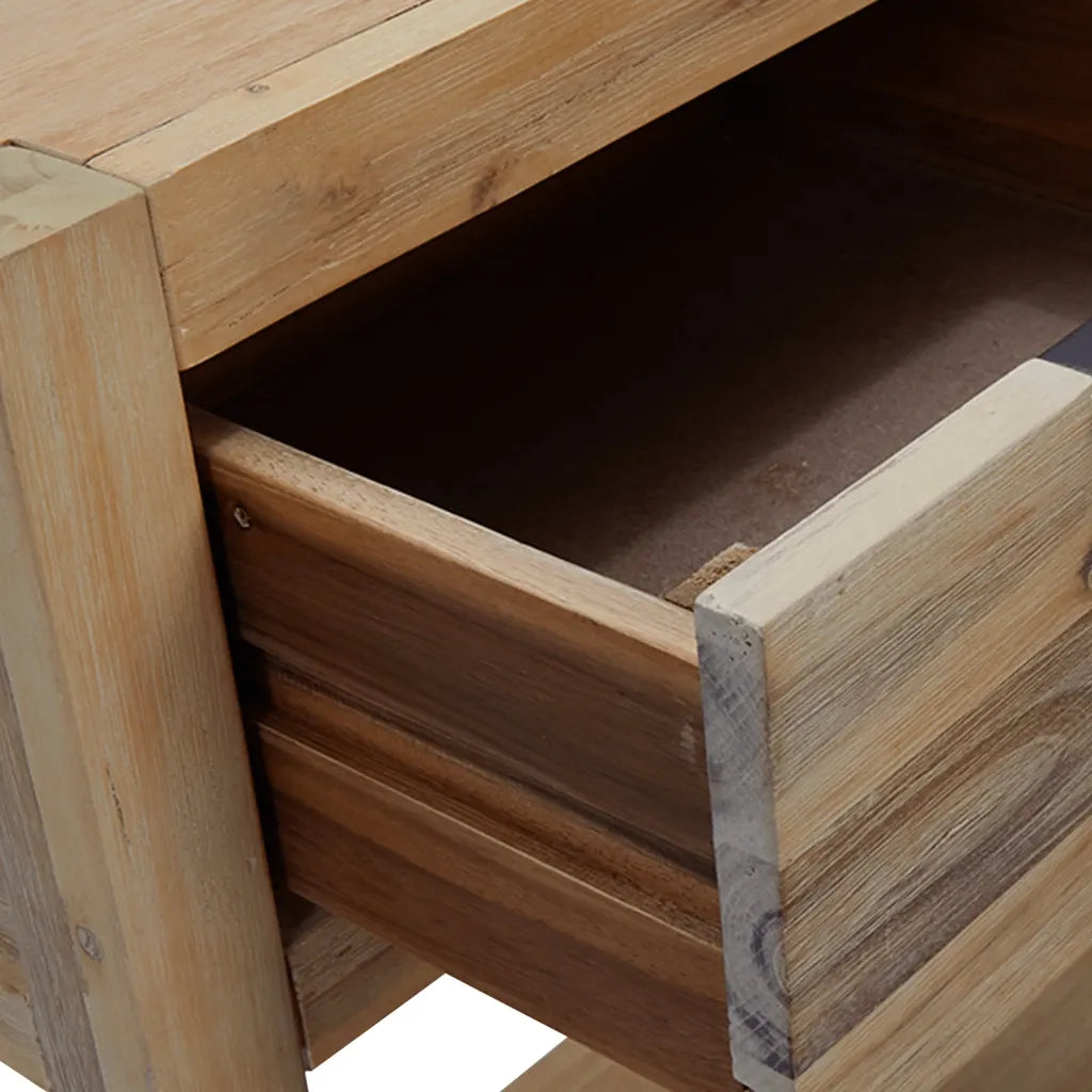 Tavolo Consolle 82x33x73 cm in Legno Massello di Acacia cod mxl 29804