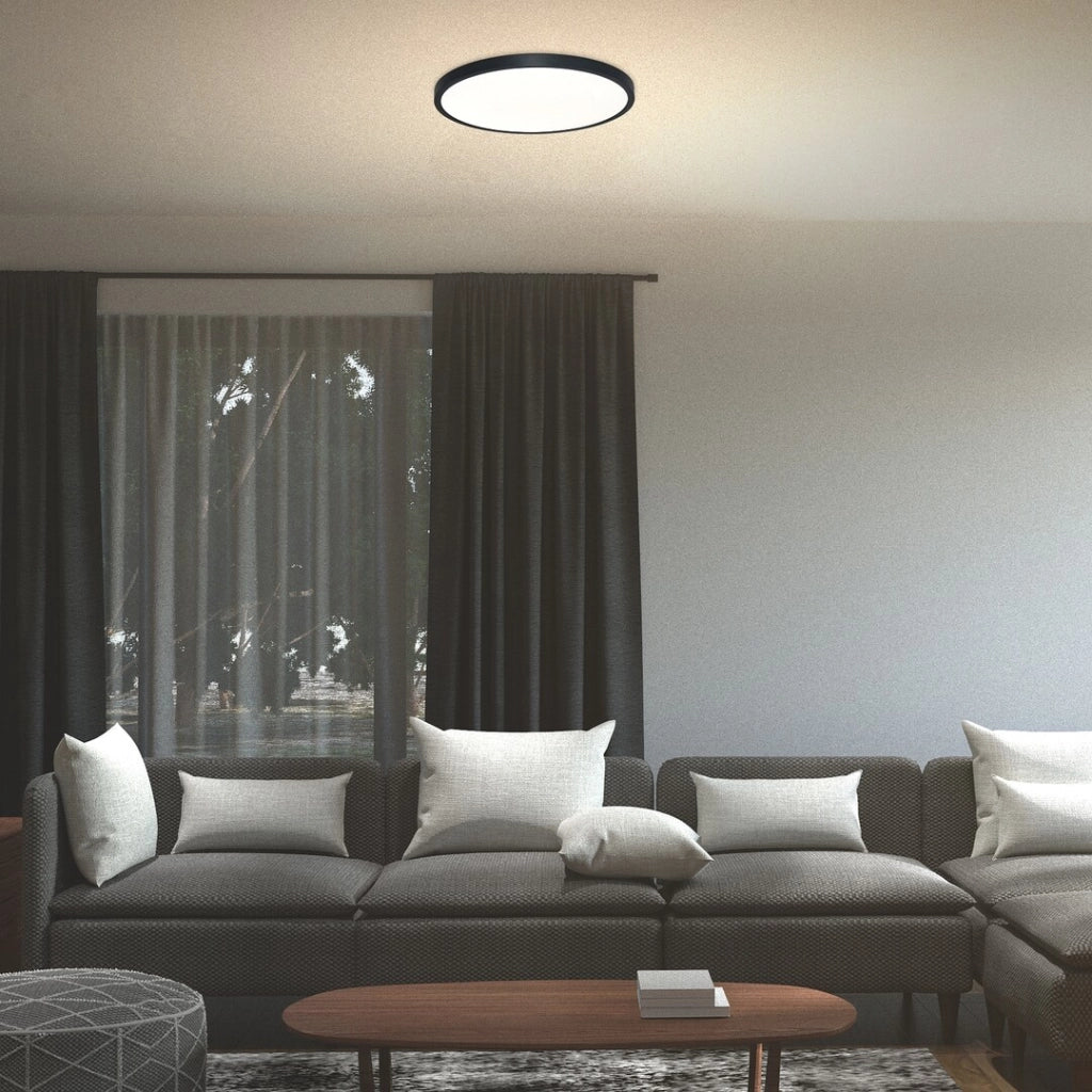 Plafoniera LED Rabalux Paulos Ø50 nero/bianco 48W 4000K