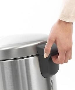 Brabantia 112041 NewIcon Pattumiera a Pedale 12 L Acciaio Inox Matt Steel Fingerprint Proof