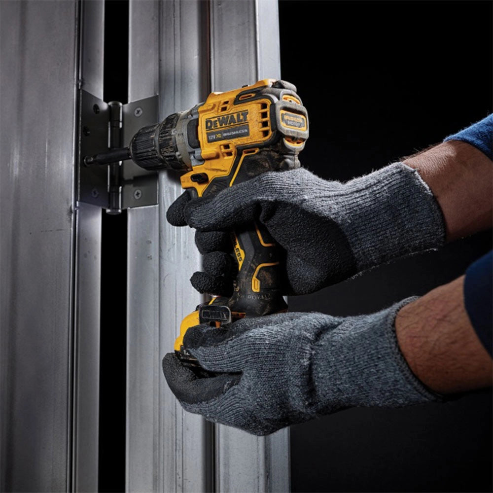 TRAPANO AVVITATORE DEWALT BL 12V CON 2 BATTERIE DA 2 AH E CARICATORE - DCD701D2