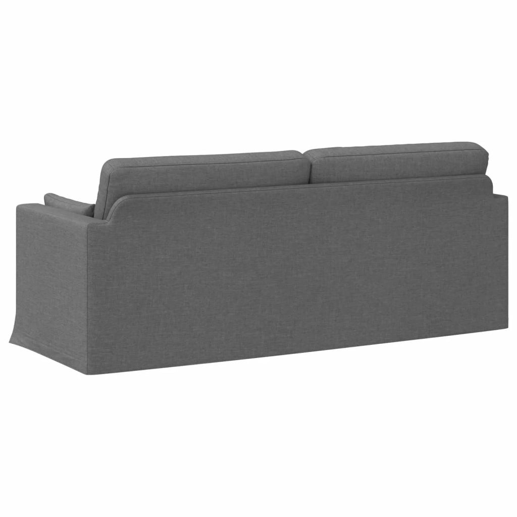 Divano | Divano da soggiorno | Sofa Grigio scuro 198 x 78 x 80 cm Tessuto