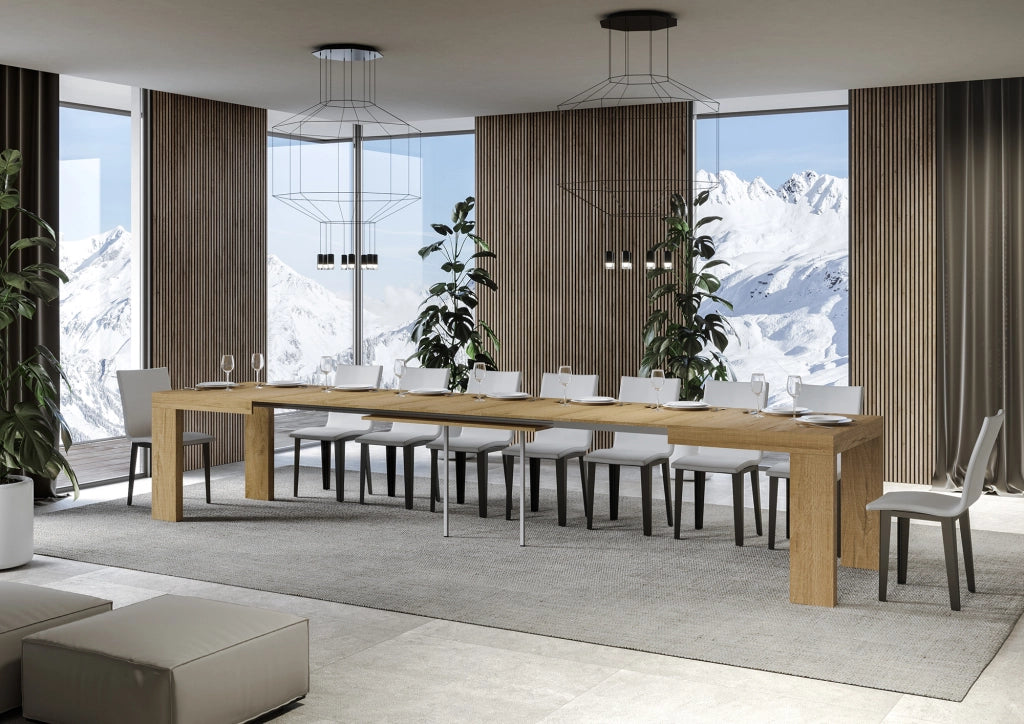 Tavolo Allungabile 120/380x90 cm Roxell Quercia Natura