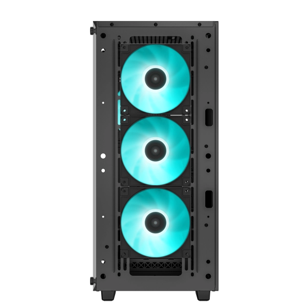 CASE MID TOWER CC560 V2 BLK 3+1x120 LED
