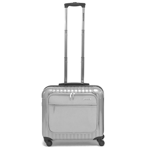 Trolley Valigia Rigida Bagaglio a Mano in Policarbonato 4 Ruote Ravizzoni Barbados Silver