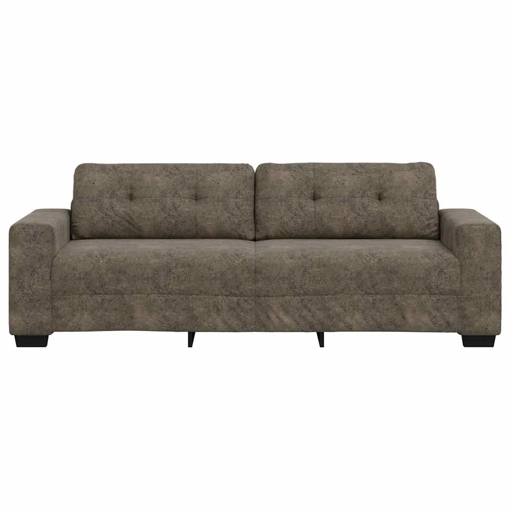 Divano con cuscino Grigio scuro Pelle sintetica 4105145