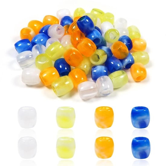 Acquario in Acrilico 12 mm - 60 pezzi - Grande Foro - Plastica - Luccicante - Per Progetti di Fai da Te