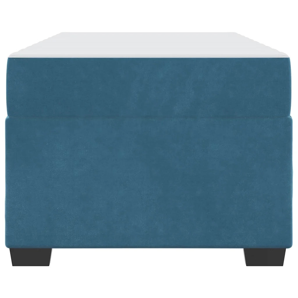Struttura del letto Blu Scuro 100 x 200 cm Tessuto