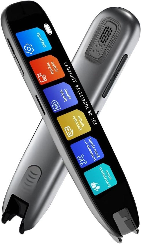 Pen digitale scan con touchscreen e 142 lingue vocabolario - traduzione offline e registrazione - per riunioni e viaggi