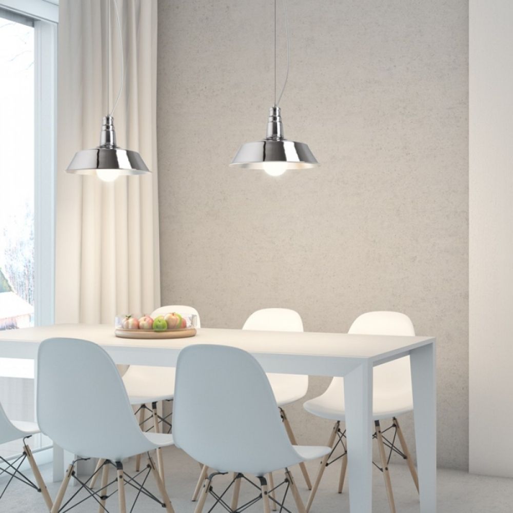 Lampadario lampada GOLDIE 36 a sospensione cromo 230V E27 42W