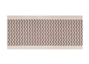 Tappeto Passatoia Tessuto Jacquard Linea Emozioni Dis. Zig Zag Twist Grigio - 57x115 - Grigio